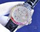 Copy Rolex Detejust Special Edition 40mm Watch Iced out Diamond Rainbow Bezel  (2)_th.jpg